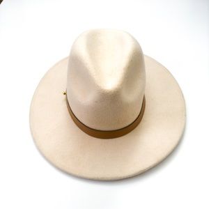Lack of Color Cream Off-White Wool Fedora